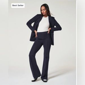 Spanx The Perfect Pant, Hi-Rise Flare - Navy Blue